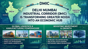 Read more about the article Delhi Mumbai Industrial Corridor (DMIC) is Transforming Greater Noida into an Economic Hub