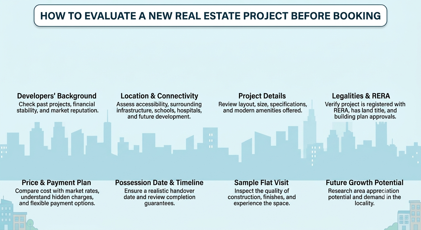 You are currently viewing How to Evaluate a New Real Estate Project Before Booking